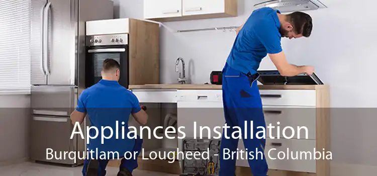 Appliances Installation Burquitlam or Lougheed - British Columbia
