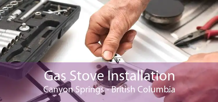 Gas Stove Installation Canyon Springs - British Columbia