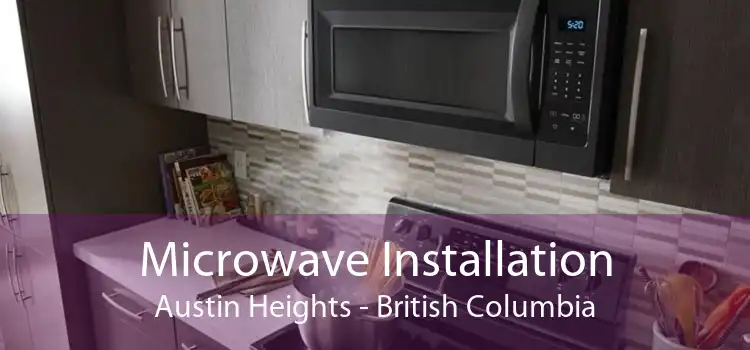 Microwave Installation Austin Heights - British Columbia