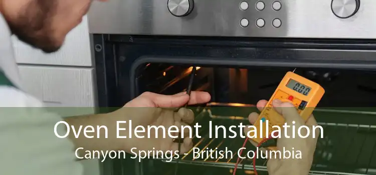 Oven Element Installation Canyon Springs - British Columbia