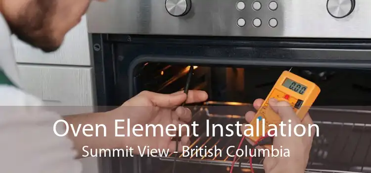 Oven Element Installation Summit View - British Columbia
