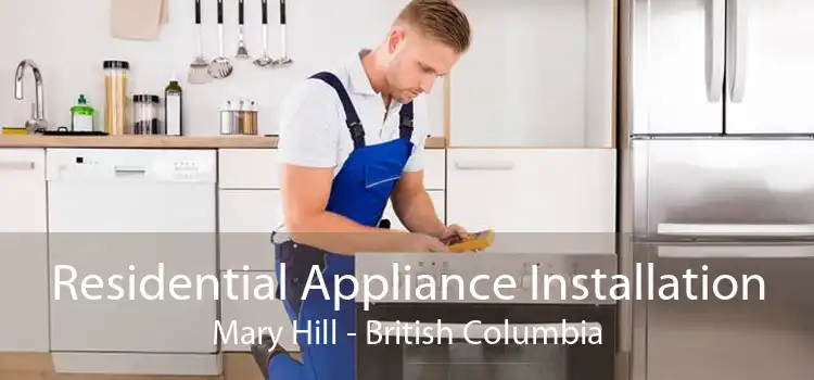 Residential Appliance Installation Mary Hill - British Columbia