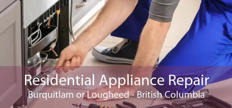 Residential Appliance Repair Burquitlam or Lougheed - British Columbia