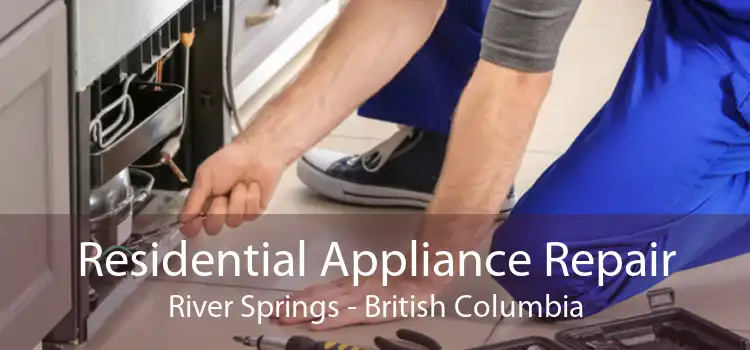 Residential Appliance Repair River Springs - British Columbia