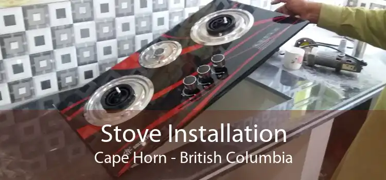 Stove Installation Cape Horn - British Columbia